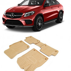 Set covorase cauciuc stil tavita BEJ Mercedes GLE C292 (2015-2019)