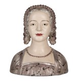 Figurina Femeie polirasina multicolora 27x15x30 cm