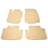 Covorase presuri cauciuc tip tavita Bej Mercedes GL X166 2012-2019 / GLE C292 / ML W166 2011-2019, ALM