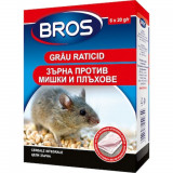 Grau raticid impotriva soarecilor si a sobolanilor BROS 120g