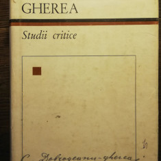 Constantin Dobrogeanu-Gherea - Studii critice