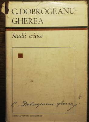 Constantin Dobrogeanu-Gherea - Studii critice foto