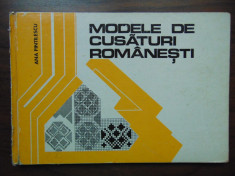 Modele de cusaturi romanesti - Ana Pintilescu (1977) foto