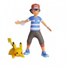 Pokemon, figurine Ash &amp;amp; Pikachu 11 cm foto