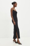 Answear Lab rochie culoarea negru, maxi, dreaptă