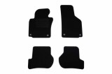 Mochete textile de la Rigum potrivite pentru Skoda Octavia 2005-2013, set de 4 bucati cu gauri de fixare rotunde, negre Performance AutoTuning