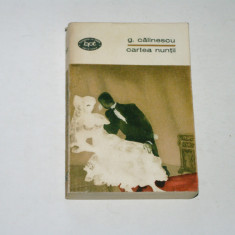 Cartea nuntii - G. Calinescu - bpt
