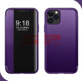 Husa Flip Cover Purple Apple iPhone 12 Mini, Protectie Integrala