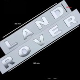 emblema scris LAND ROVER mat