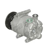 Compresor aer conditionat Ford Galaxy, 2006-2015, S-MAX, 2006-2015, Mondeo (BA7), 2007-2015, motorizare 2.2 TDCI, diesel, rola curea 110 mm, 6 canelu