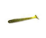 Năluca soft Crazy Fish Vibro Worm 100mm culoare 1 Squid