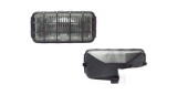 Proiector ceata Mercedes 207-410, 1977-1995, EU, fata, partea stanga=dreapta, dreptunghiular; 180x86x82 mm; 12/24V; H3; geam alb, carcasa neagra;