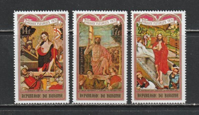 Burundi 1971 - Sfintele Pasti 3v MNH foto