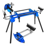 Banc de lucru pentru fierastrau circular, 1000 - 1650 x 580 x 810-910 mm, capacitate maxima 200 kg, Geko G80831