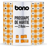 Cumpara ieftin Prosoape Bucatarie Din Hartie, Bono, 2 Straturi, 2 Role