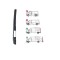 Stalp spate FORD TRANSIT (V184/5), 05.2000-04.2006; TRANSIT/TOURNEO (V347/8), 05.2006-04.2013, partea stanga,