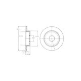 Set disc frana Delphi BG3131 parte montare : Punte Spate