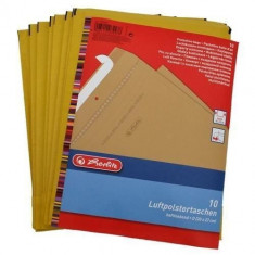 Plic antisoc cu alveole Herlitz C5, 200 x 275 mm, 10 buc/set foto