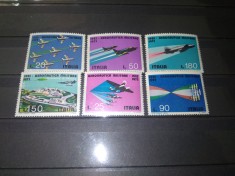 TIMBRE ITALIA AVIOANE 1973 foto