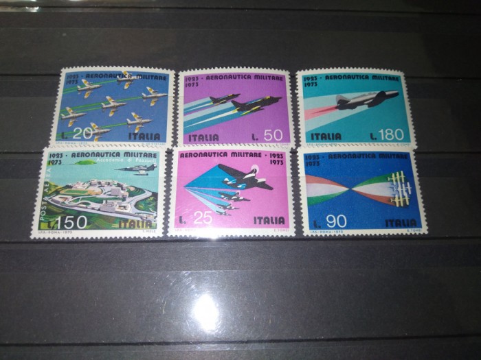 TIMBRE ITALIA AVIOANE 1973