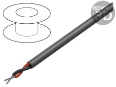 Cablu EcoFlex 2x22AWG neecranat 600V