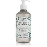 I Love Naturals Lime, Ginger &amp; Cardamom lapte de corp 500 ml
