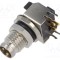 Conector M8 soclu tată 3 pini 48V 4A IP67 unghi LUTRONIC