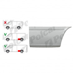 Segment reparatie aripa spate Mercedes Sprinter 1995-2007, VW LT 1995-2006 L=1950 Partea Stanga, Spate, baza roti :3550 mm, in fata rotii , lungime s