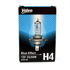 Bec halogen H4 albastru lumina alba Valeo 11057 032513