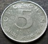 Moneda Austria 5 Groschen 1972, Cod 2834A, Numismatică