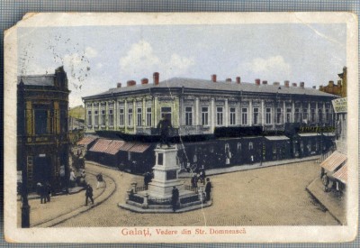 AX 282 CP VECHE -GALATI, VEDERE DIN STR. DOMNEASCA -SCRISA 1924-CIRCULATA1925 foto