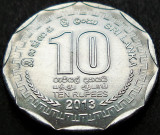 Cumpara ieftin Moneda exotica 10 RUPII / RUPEES - SRI LANKA, anul 2013 * cod 3601 A, Asia