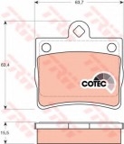 Set placute frana,frana disc MERCEDES C-CLASS (W202) (1993 - 2000) TRW GDB1283