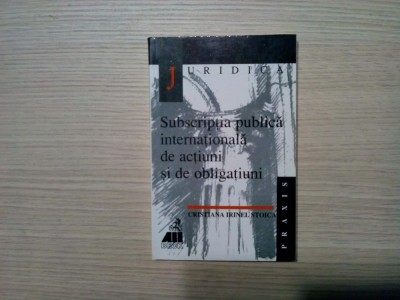 SUBSCRIPTIA PUBLICA INTERNATIONALA DE ACTIUNI SI DE OBLIGATIUNI - C. I. Stoica foto