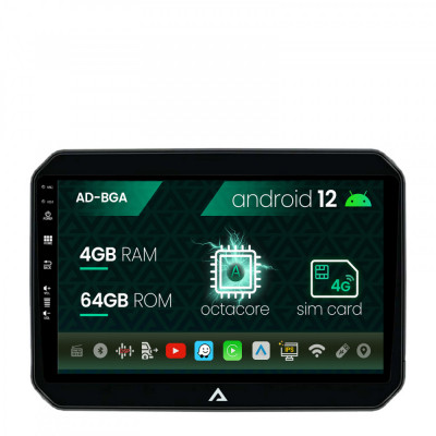 Navigatie Suzuki Ignis (2016+), Android 12, A-Octacore 4GB RAM + 64GB ROM, 9 Inch - AD-BGA9004+AD-BGRKIT308 foto