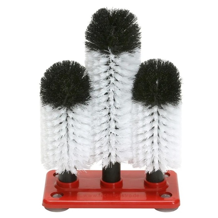 Gl&auml;sersp&uuml;lb&uuml;rste, Gl&auml;sersp&uuml;lb&uuml;rstengarnitur Profis - GR-2 - 2 x 18 + 1 X 24 cm