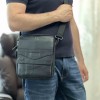 Borseta Barbati Piele Naturala Neagra Allan Marco, Umar/Mana, 23x27x7cm, Compartimentata, Accesorii Barbati Premium