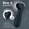Stimulator Clitoridian Air Pulse Pro 2 Generation 3 + Bluetooth/App, Negru