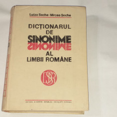 LUIZA SECHE \ MIRCEA SECHE - DICTIONARUL DE SINONIME AL LIMBII ROMANE