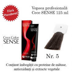 Cece Sense vopsea permanenta 125 ml FARA PARABENI nr.5 . foto