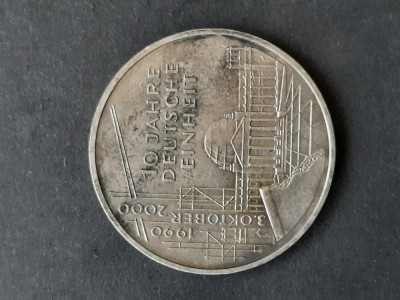 10 DM &amp;quot;10 Jahre Deutsche Einheit&amp;quot; D, 2000, RFG - A 2907 foto