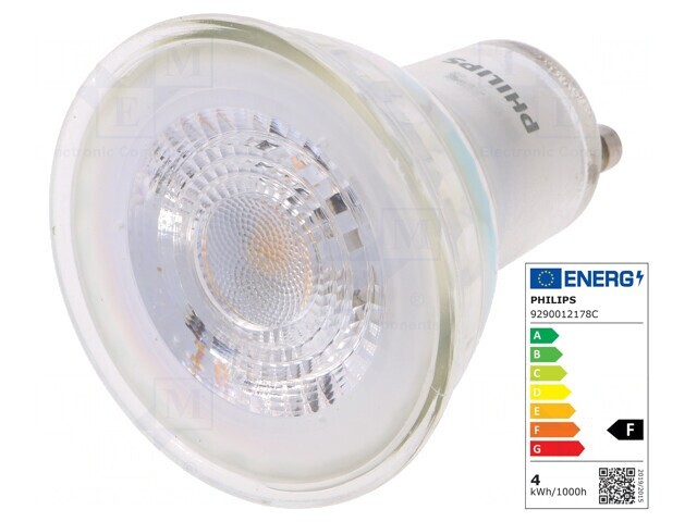 Lampă LED GU10 3.5W Alb Cald 2700K 255lm