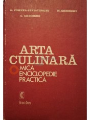 G. Comnea-Seniatinschi - Arta culinara o mica enciclopedie practica (Editia: 1982) foto