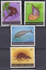 DB Fauna 1980 Papua Noua Guinee 4 v. MNH foto