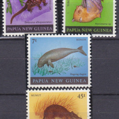 DB Fauna 1980 Papua Noua Guinee 4 v. MNH