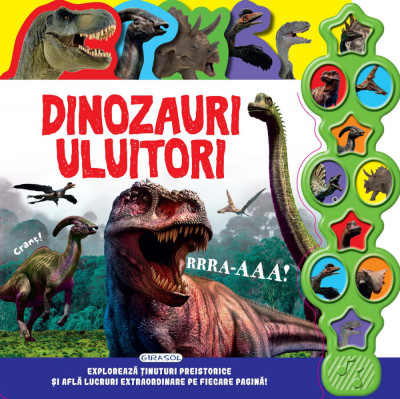 Carte cu sunete - Dinozauri uluitori PlayLearn Toys foto