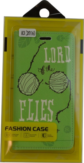 Husa Book Pocket Magnetic Lock pentru Samsung A3 2016, Model Lord of the Flies