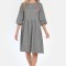 Rochie Medie Dama V295, Pictata manual, model floral - S