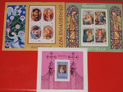 ANTIGUA, CHRISTMAS - BLOCURI MNH foto