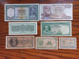 Grecia Lot nr. 1 - 7 Bancnote din perioada 1939 - 1970